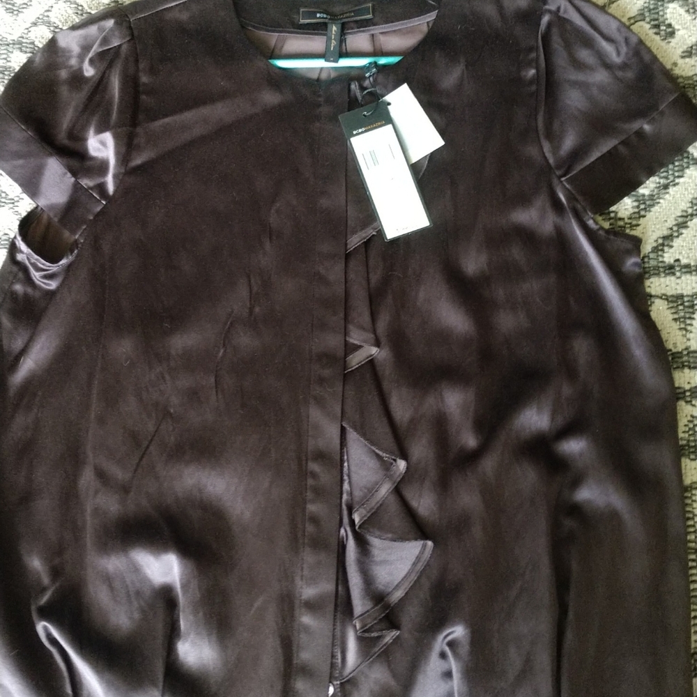 WOVEN SILK BLOUSE